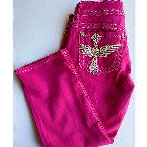 Miss Me Capri 27 🔥 hot pink capris  JP5742P3